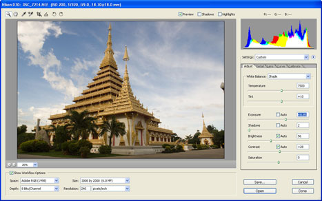 ทำให้ได้ใช้ให้เป็นกับ Photoshop CS2 for RAW file